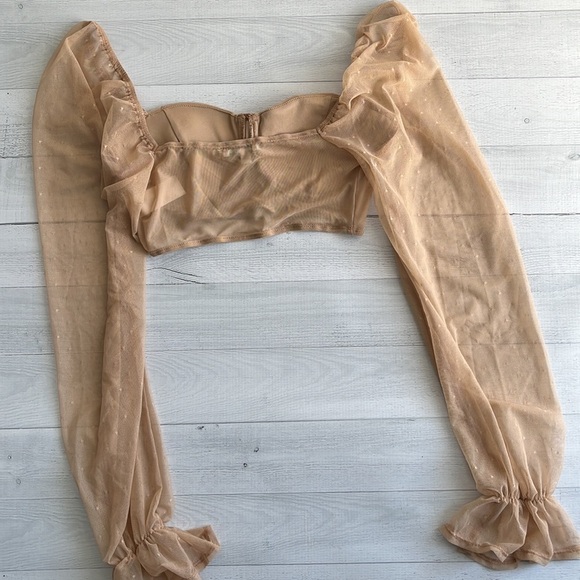 Fashion Nova Make the Night Last Taupe Set XS - Picture 7 of 15